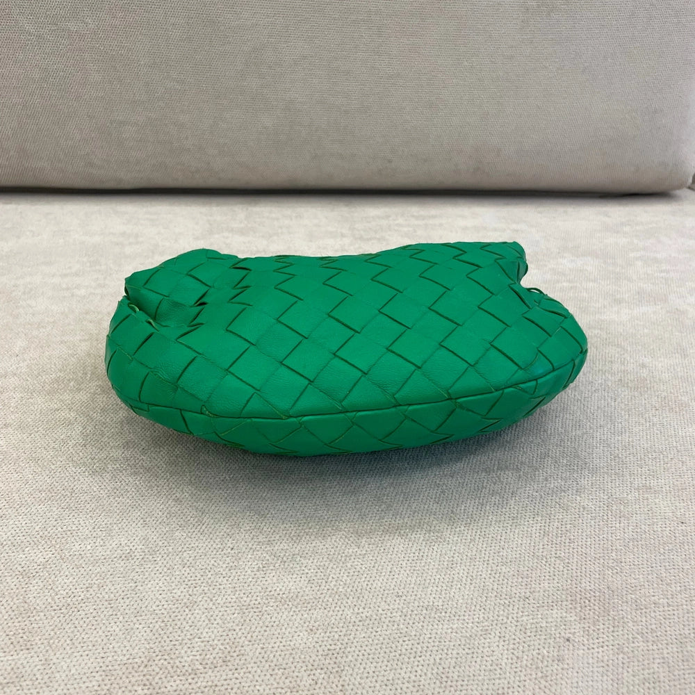 Bottega Veneta Green Intreciatto Mini Jodie