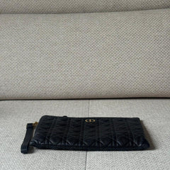 Christian Dior Black Daily Caro Pouch