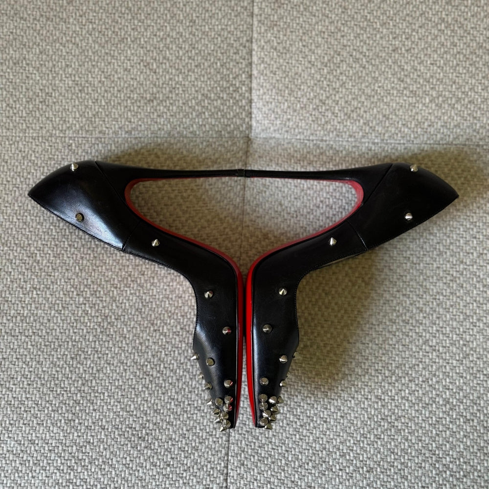 Christian Louboutin Black Degraspike 120 Pumps – Size 36.5