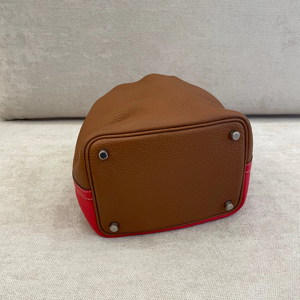 Hermès Bicolor Picotin 18 with PHW and Entrupy Certificate