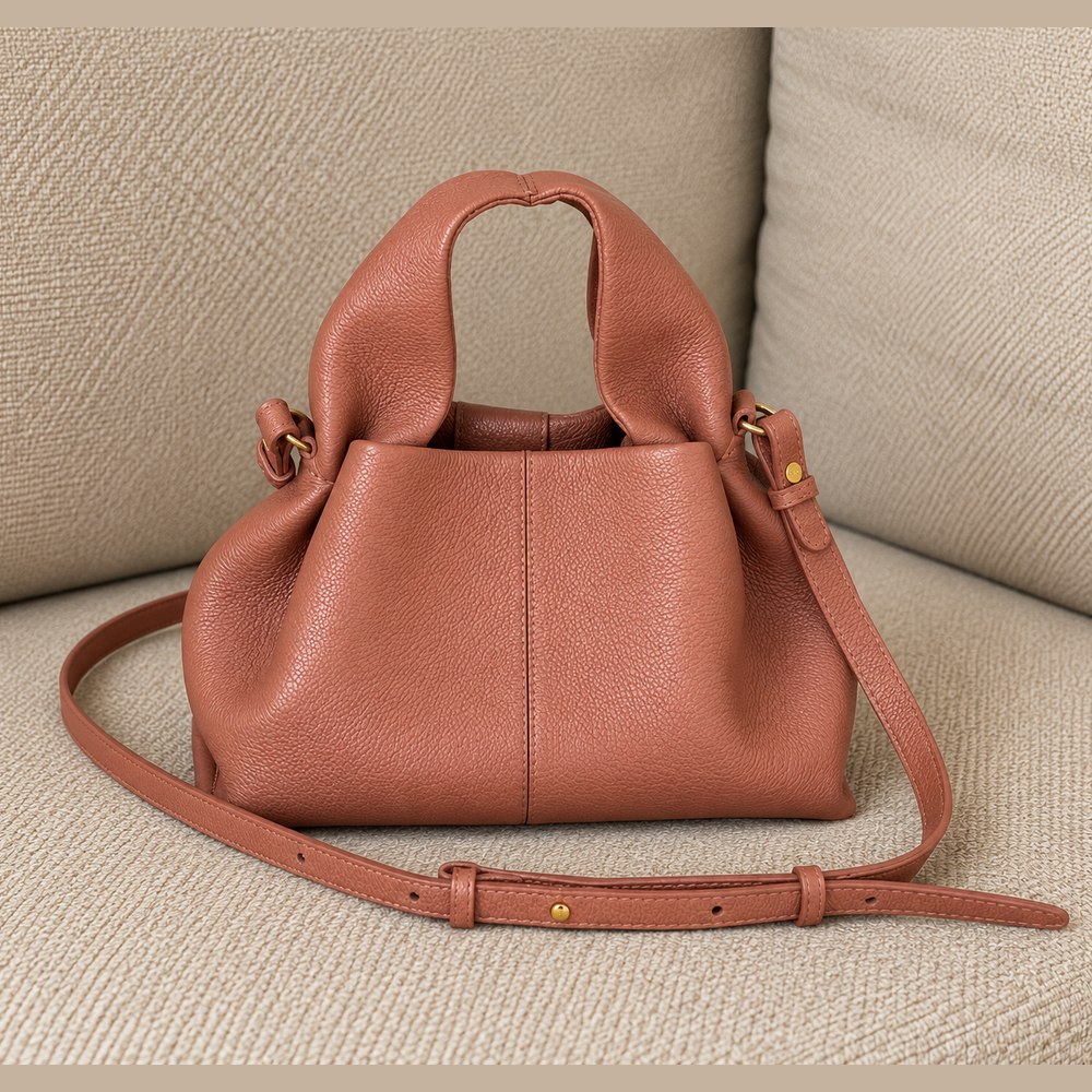 Polène Blush Numéro Neuf Mini Top Handle with Strap