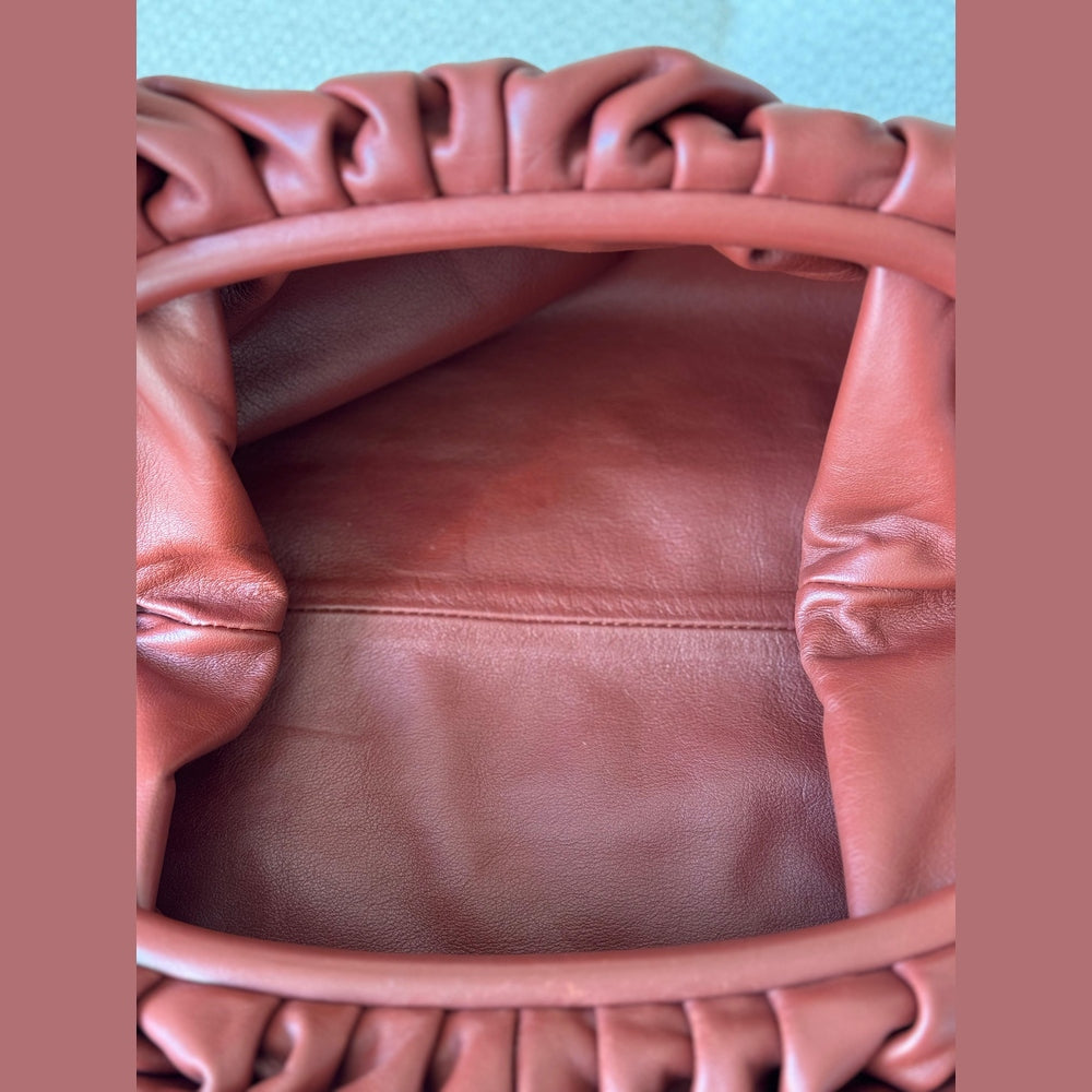 Bottega Veneta Brick Leather The Pouch