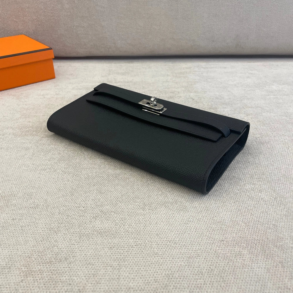 Hermès Black Epsom Leather Kelly To Go with PHW