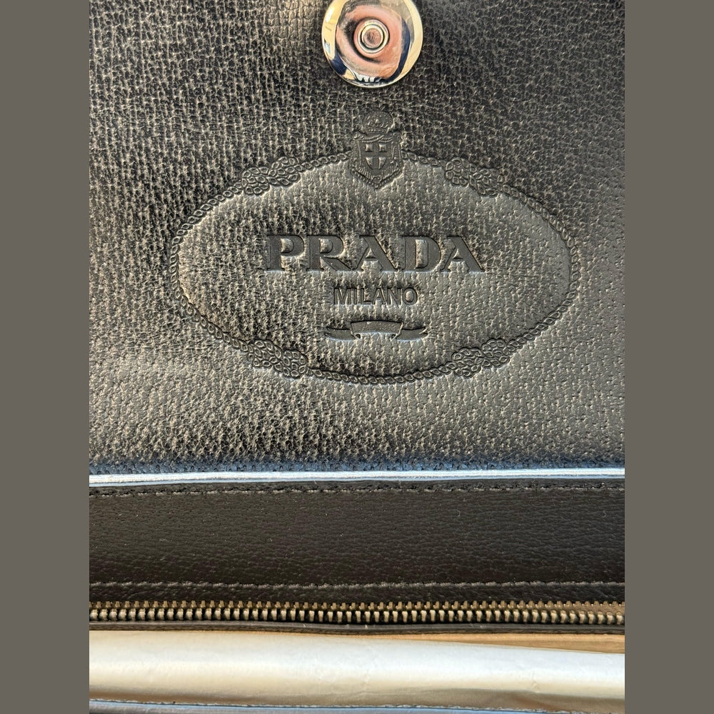 Prada Tricolor Cinghiale Clutch