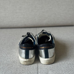 Golden Goose Silver May Low Top Sneakers - Size 40