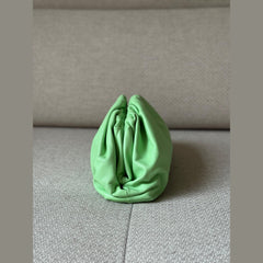 Bottega Veneta Green Calf Leather Pouch